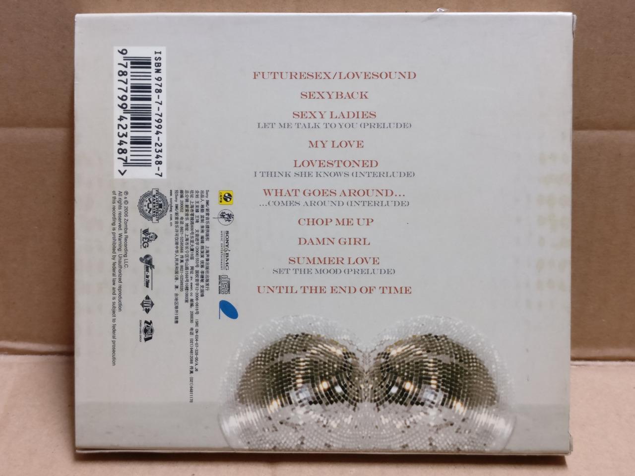 Justin Timberlake FutureSex/LoveSounds 2006 Rare China Only English CD FCB2257
