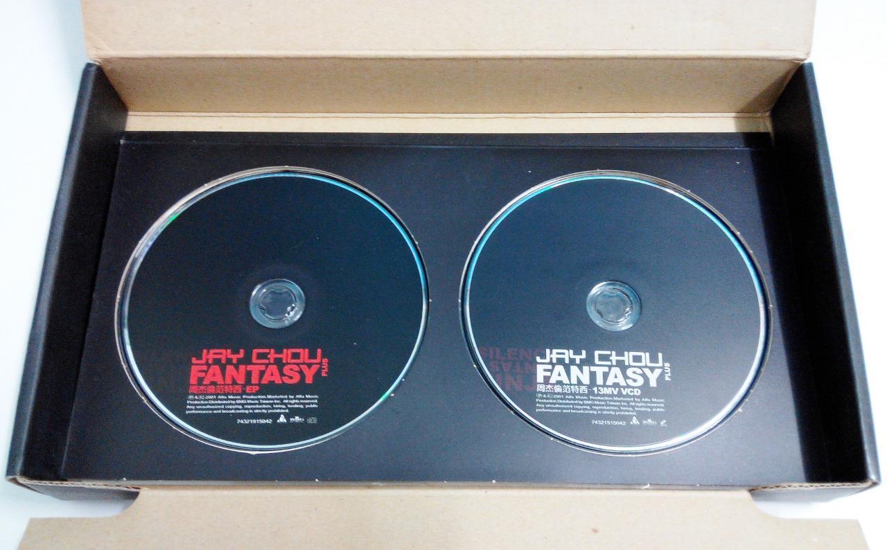 Taiwan Jay Chou Fantasy Plus EP CD+13 MV VCD 2001 Singapore/Malaysia Only FCB970