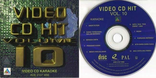 Malaysia Malay VCD Hit Karaoke Vol.10 Stings Awie Hattan Iwan 1998 VCD FCS1515