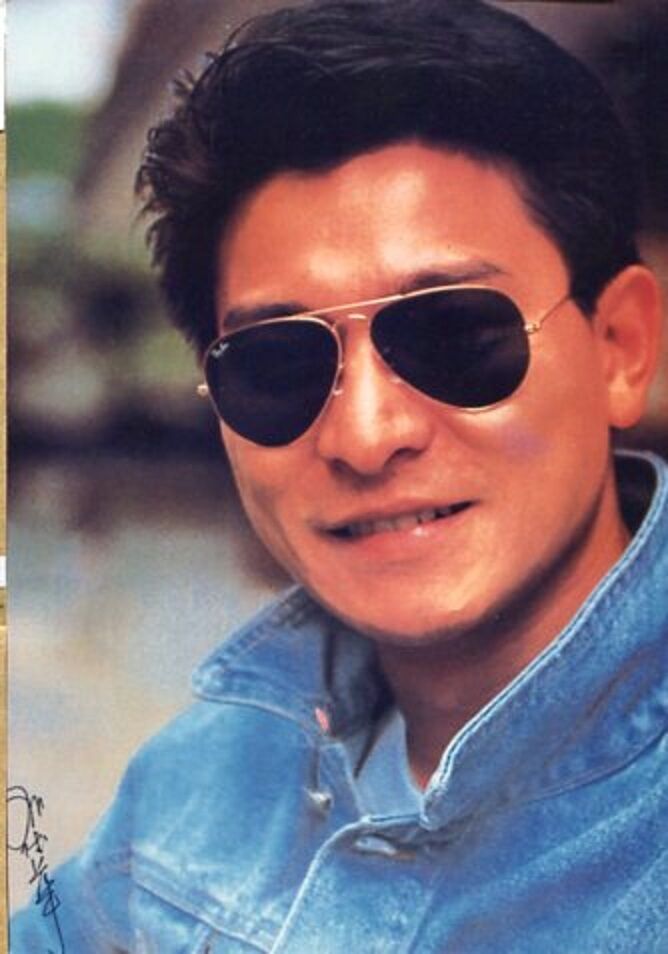 Singer Actor Andy Lau Handsome 刘德华  Kodak Color Photo Not Postcard PC382