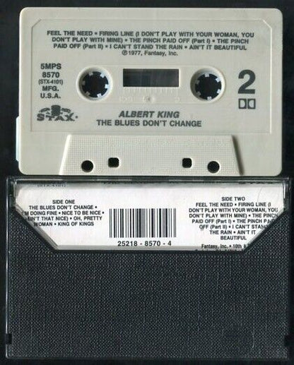 Albert King The Blues Don't Change 1977 Stax Records USA Cassette 卡帶 磁帶  CS436