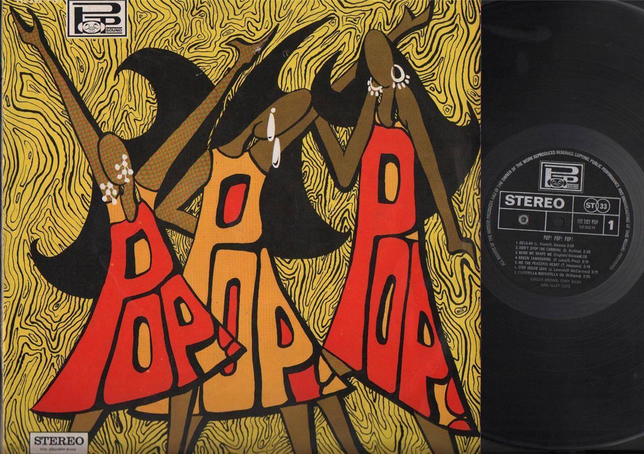 Mega Rare Pop By Ginger Brown Tony Nash The Alley Cats Malay Band 12" LP MLP406