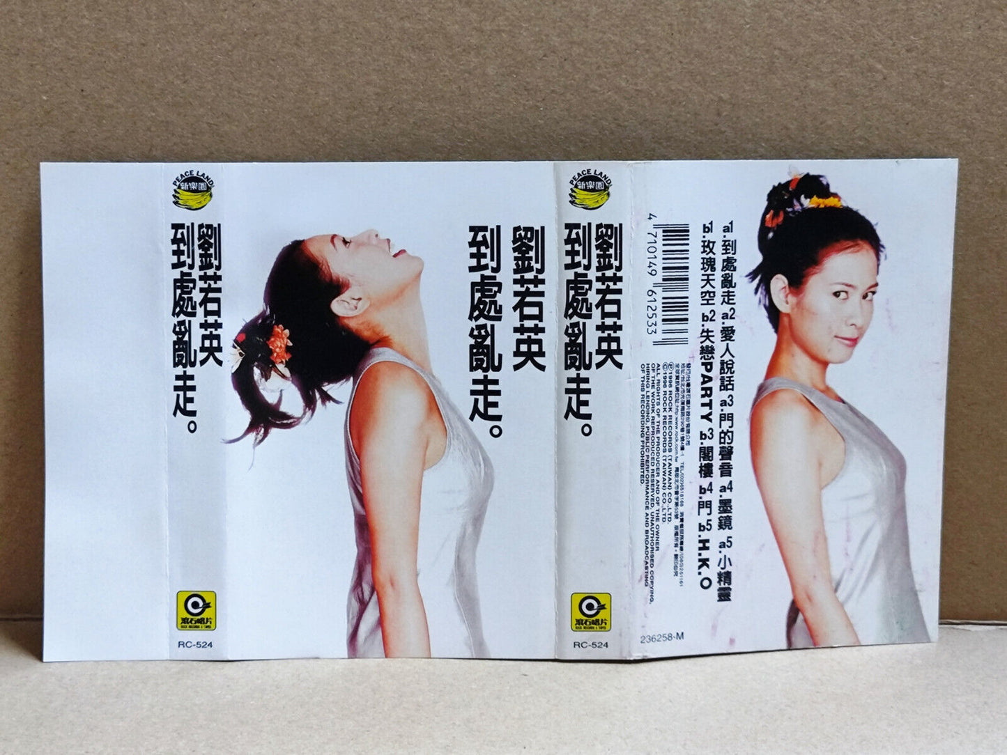 AMM68 RENE LIU RUO YING  劉若英 刘若英 到处乱走 卡带 CHINESE CASSETTE 1996 TAIWAN (CS2209)