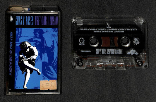 Guns N' Roses Use Your Illusion 2 Mega Rare Malaysia Cassette CS1725