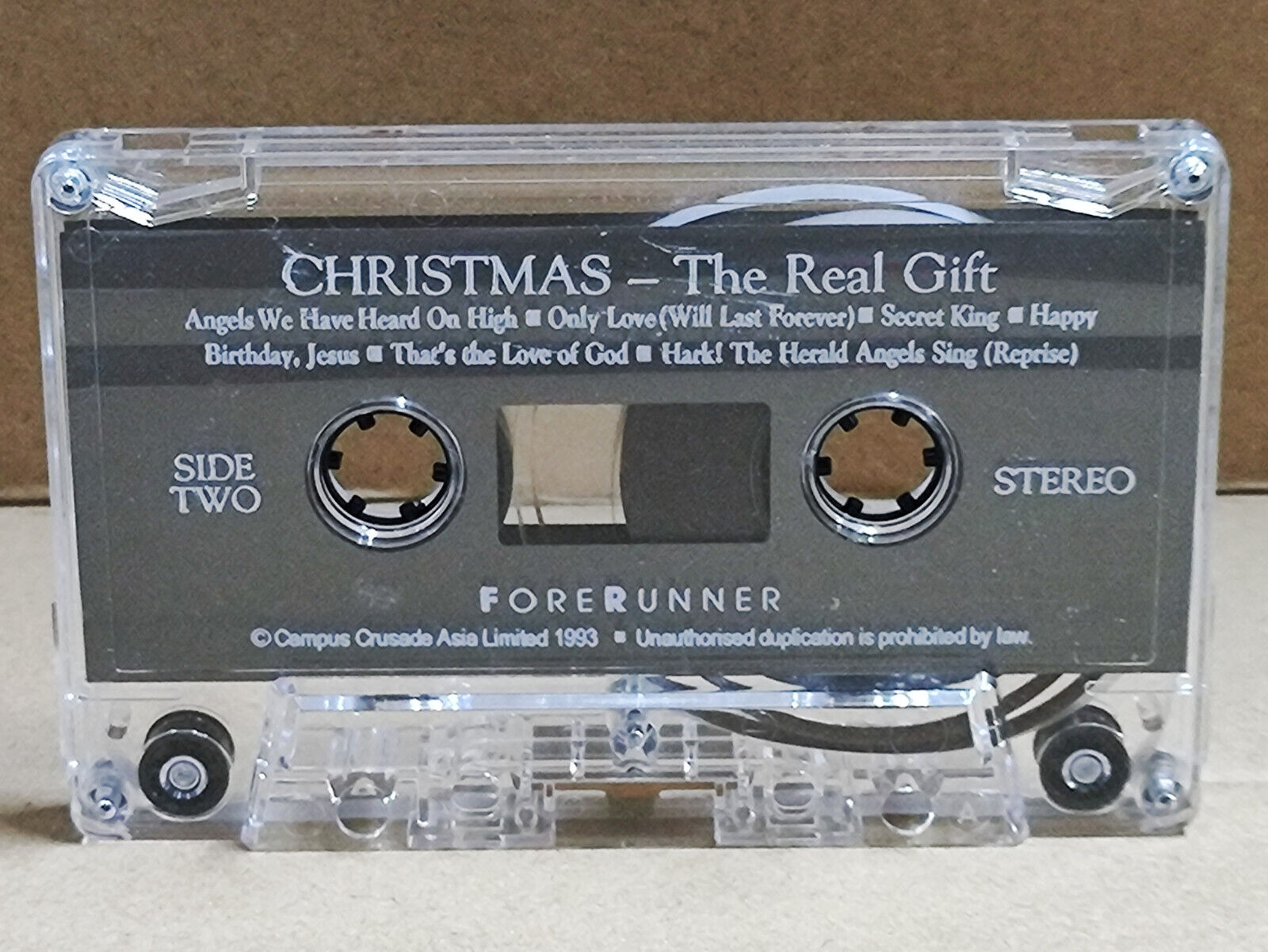 AMM68 CHRISTMAS - THE REAL GIFT FORERUNNER 1993 ENGLISH CASSETTE (CS2267)