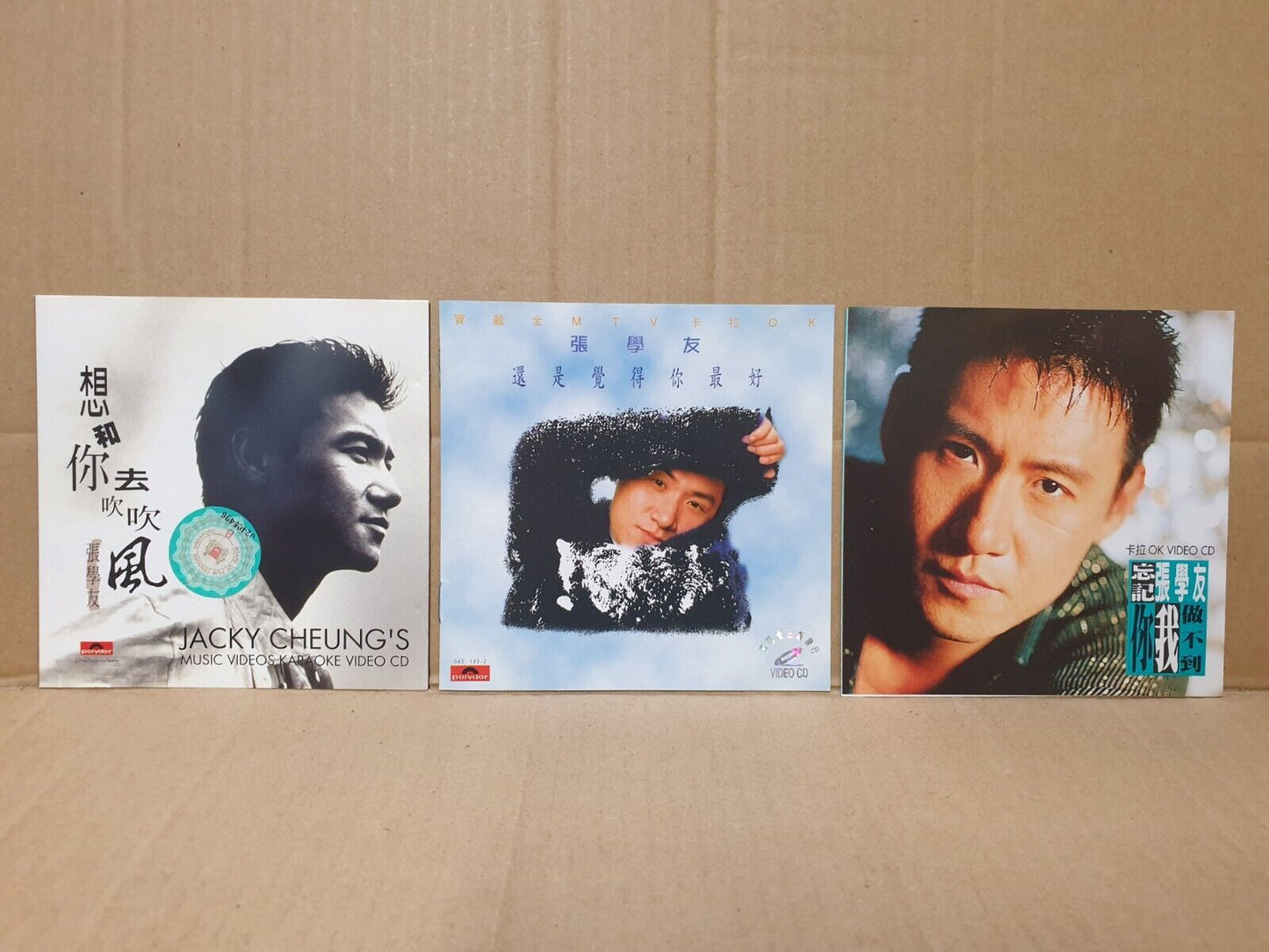 HK Jacky Cheung 张学友 張學友 Chinese 9x VCD + (2x VCD) Set Lot Of 10 (FCS10347) L