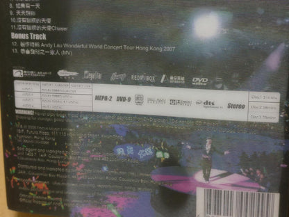 Hong Kong Andy Lau 劉德華 刘德华 Wonderful World 2008 Concert Karaoke 3x DVD FCBL024