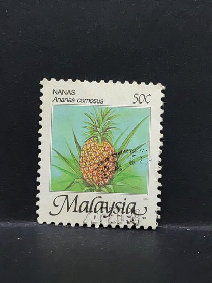 AMM68 Malaysia Nanas Pineapple 50 cents Used Stamp (SA067)