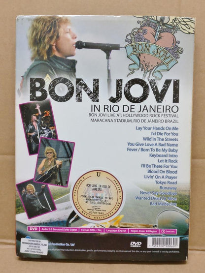 Bon Jovi In Rio De Janeiro Concert Mega Rare Malaysia DVD FCBL083