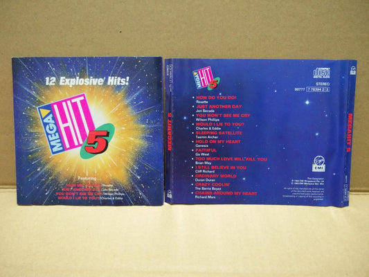 Mega Rare MEGA HIT 5 Duran Duran Go West Compil 1993 EMI Malaysia CD FCS7613