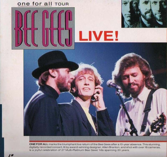 Bee Gees One For All Live Tour 1990 With Shrink Japan Laserdisc LD091