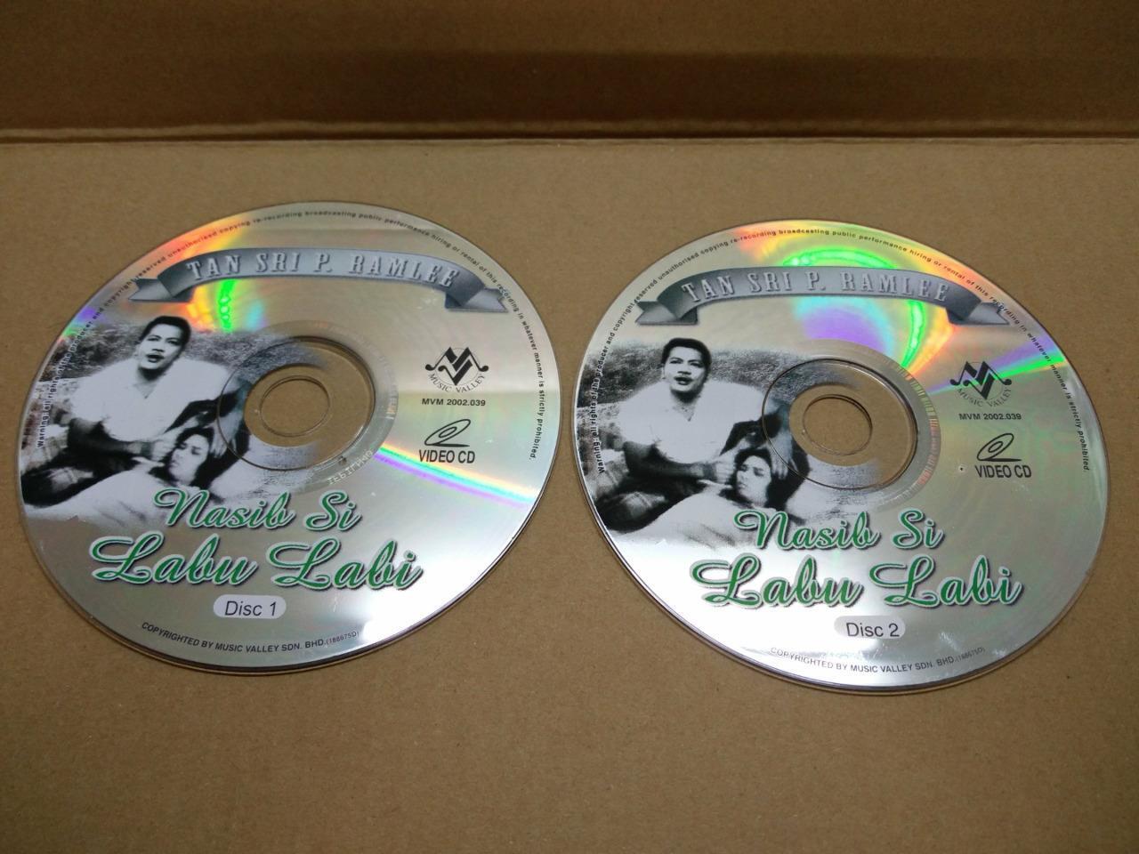 Rare Shaw Brother Malay Movie Nasib Si Labu Labi Tan Sri P.Ramlee 2x VCD FCS8753