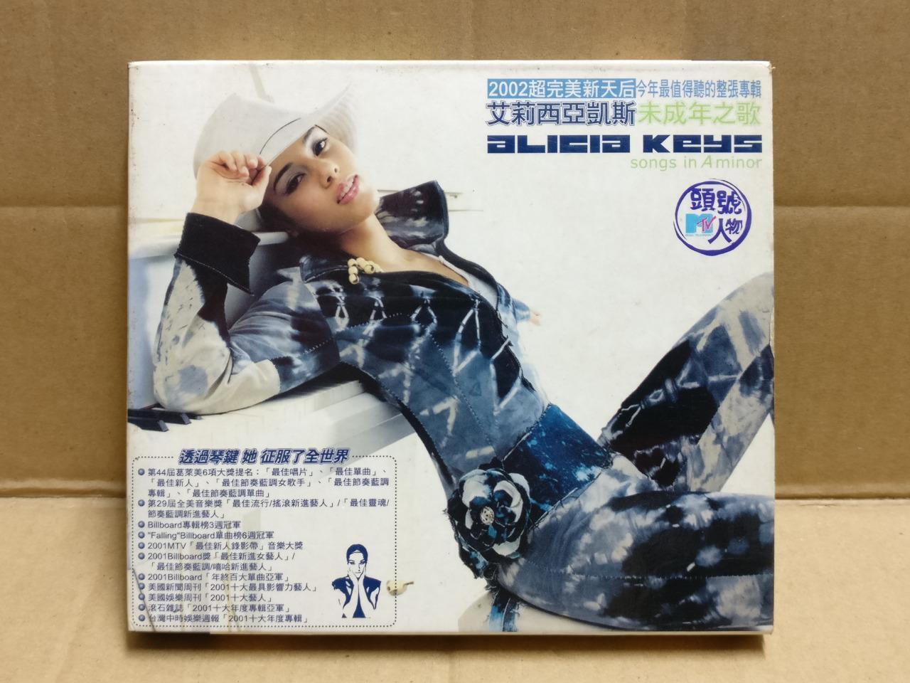 Alicia Keys Songs In A Minor 2001 Taiwan English CD FCB2254