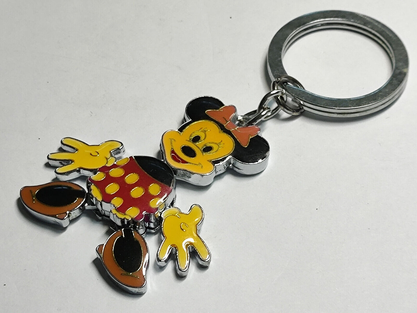 AMM68 STUNNING VINTAGE KEYCHAIN KEYRING MOUSE CHARACTER LOVELY FRANCE (JF071)