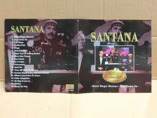 Santana Band On Cover Only Rare Malaysia English CD FCS9937