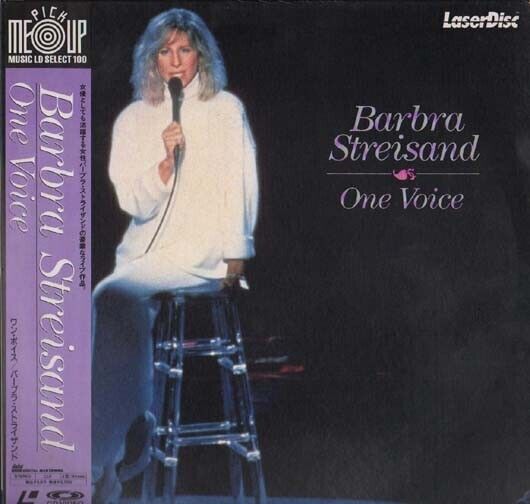 Barbra Streisand One Voice 1987 Rare Pioneer Japan Laserdisc LD LD435