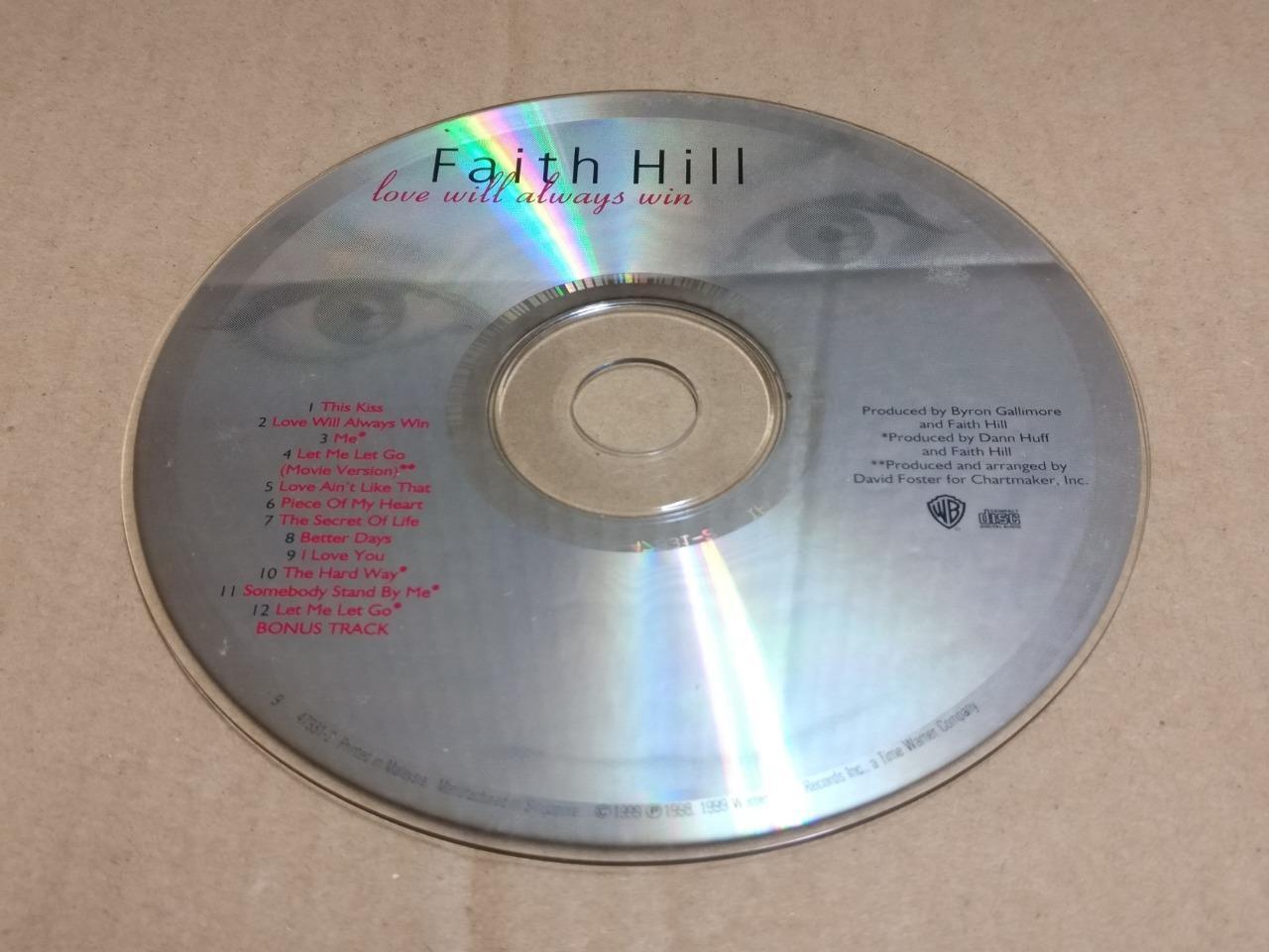 Faith Hill Love Will Always Win 1999 Rare Singapore CD FCS9866
