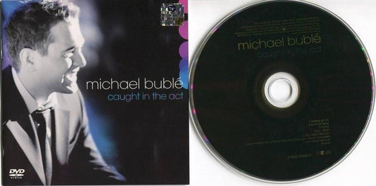 Rare Michael Buble Caught In The Act 2005 Warner Music Singapore CD+ DVD FCS4543