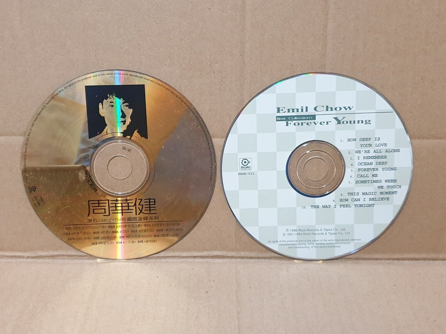 Emil Chau 周华健 周華健 Chinese 7x CD +VCD+ 2x (2x VCD) Set Lot Of 10 (FCS10348) L