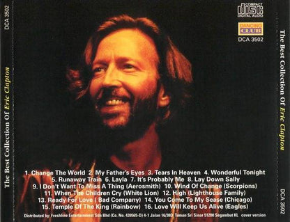 Mega Rare Eric Clapton On Cover Malaysia CD FCS4507
