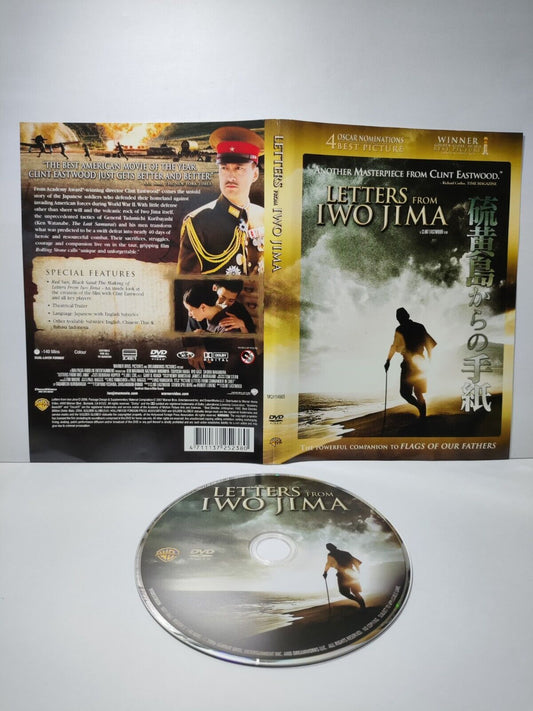 Movie Letters from Iwo Jima DVD Disc & Cover Region 3 (NO Case) (DC013)