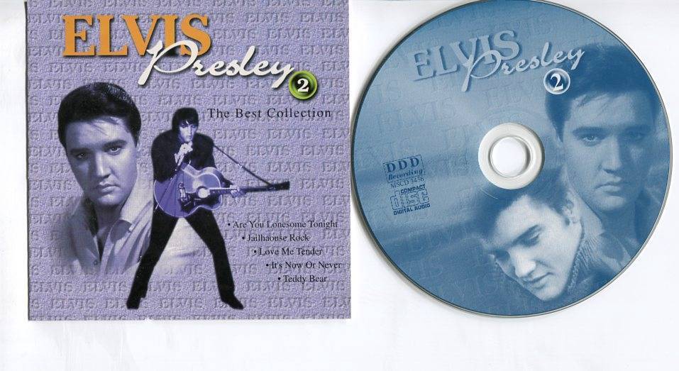 Mega Rare Elvis Presley On Cover Version Malaysia CD FCS7345