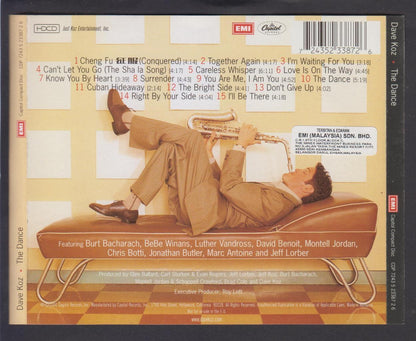 Mega Rare Dave Koz The Dance Saxophone Music 2000 Malaysia CD FCS6821