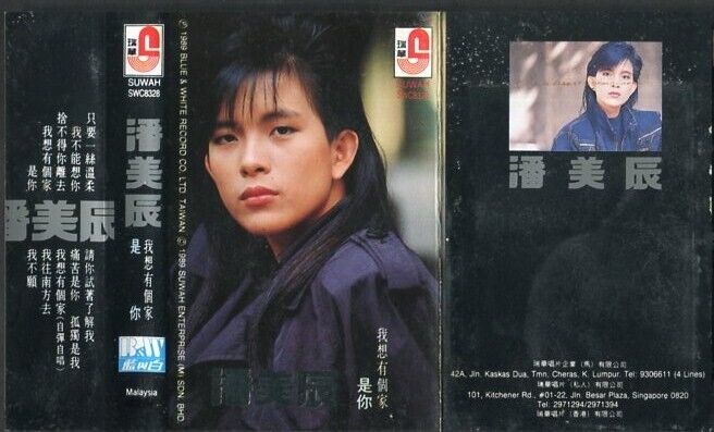 Taiwan Pan Mei Chen 潘美⾠ 我想有个家 1989 Suwah Malaysia Cassette CS528