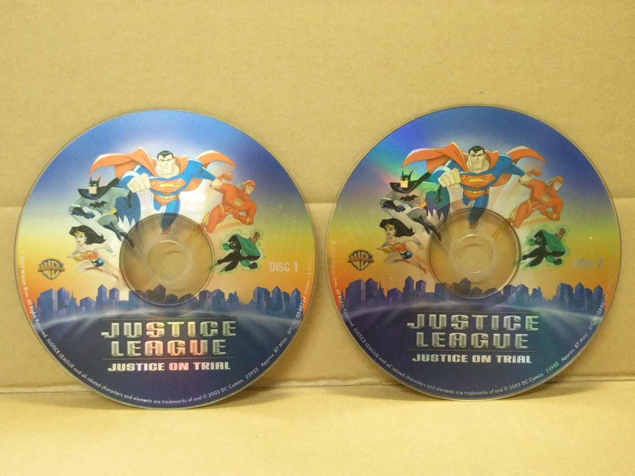 DC Cartoon Animation Justice League Wonder Woman Batman Singapore 2x VCD FCS8318