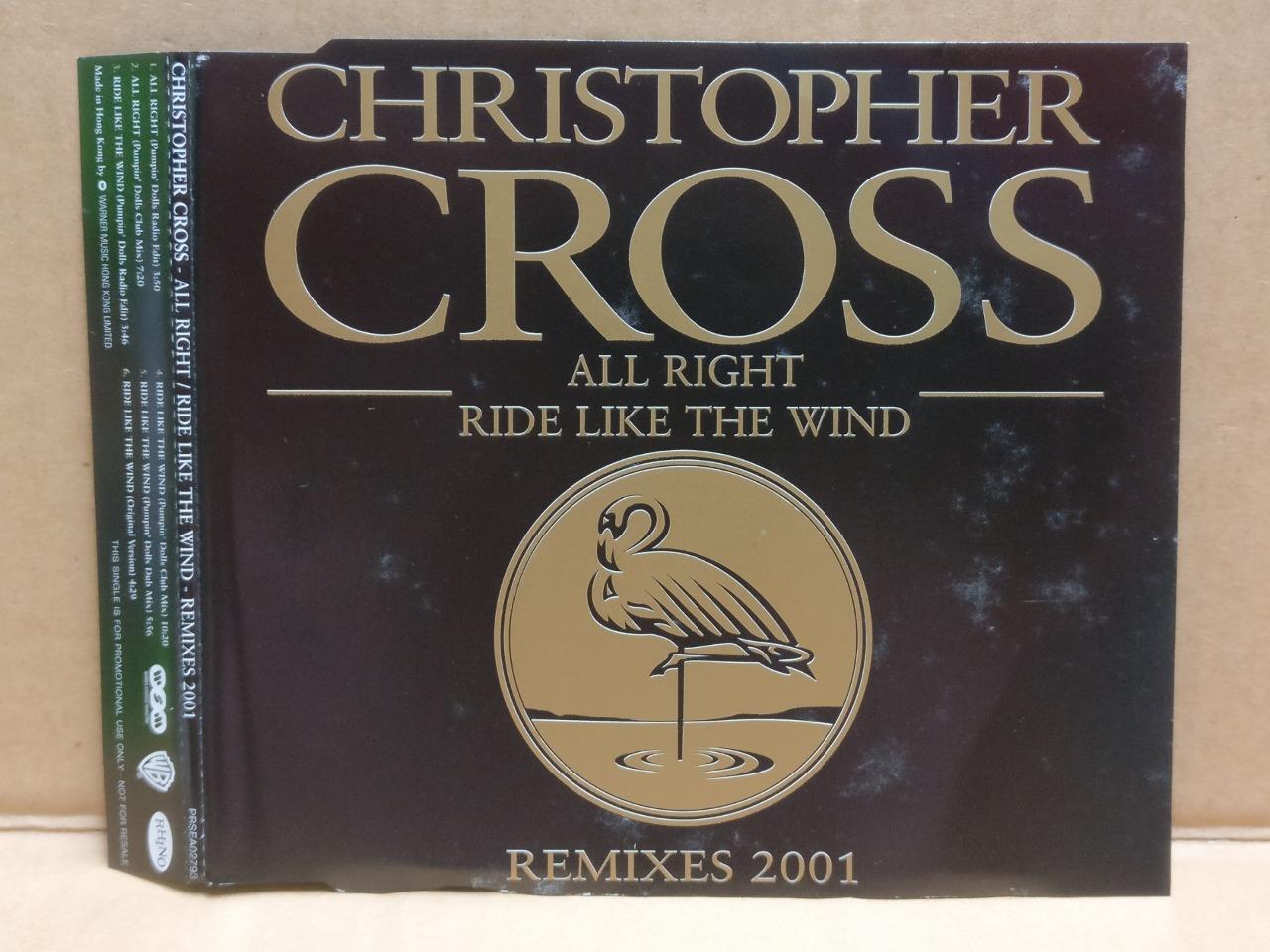 Christopher Cross Remixes 2001 Rare Hong Kong Promo Single English CD FCS9564