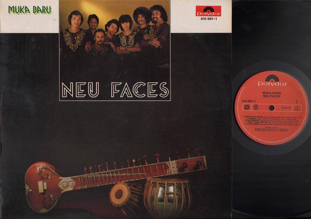 Rare Singapore Malay Band Neu Faces 1983 Traditional Instrument 12" LP MLP327