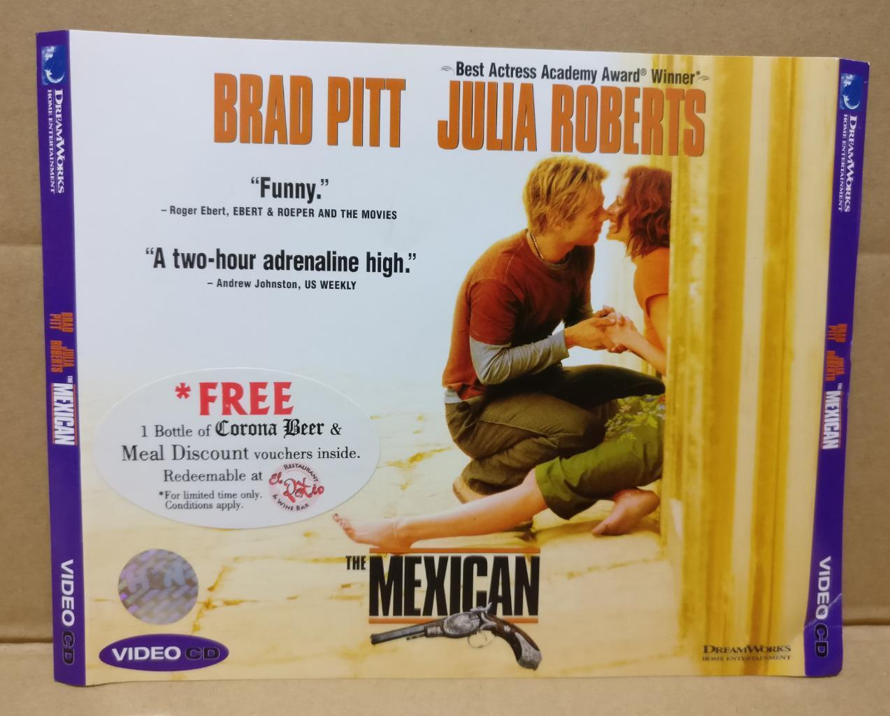 Mega Rare Movie The Mexican Brad Pitt Julia Roberts Singapore 2x VCD FCS8284