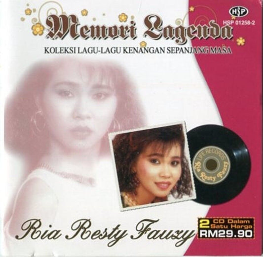 Mega Rare Malaysia Malay Ria Resty Fauzy Memori Lagenda 2005 Life 2x CD FCS2455