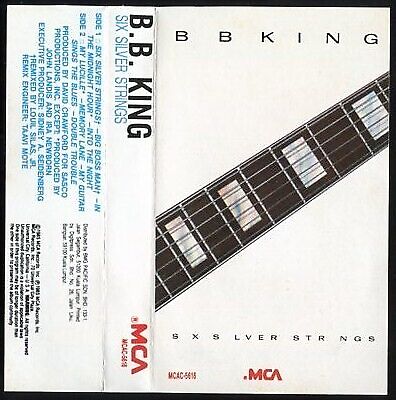 B.B. King 1985 Six Silver String Mega Rare Malaysia Kuala Lumpur Cassette CS023