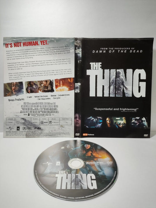 Movie The Thing DVD Disc & Cover Region 3 (NO Case) (DC039)