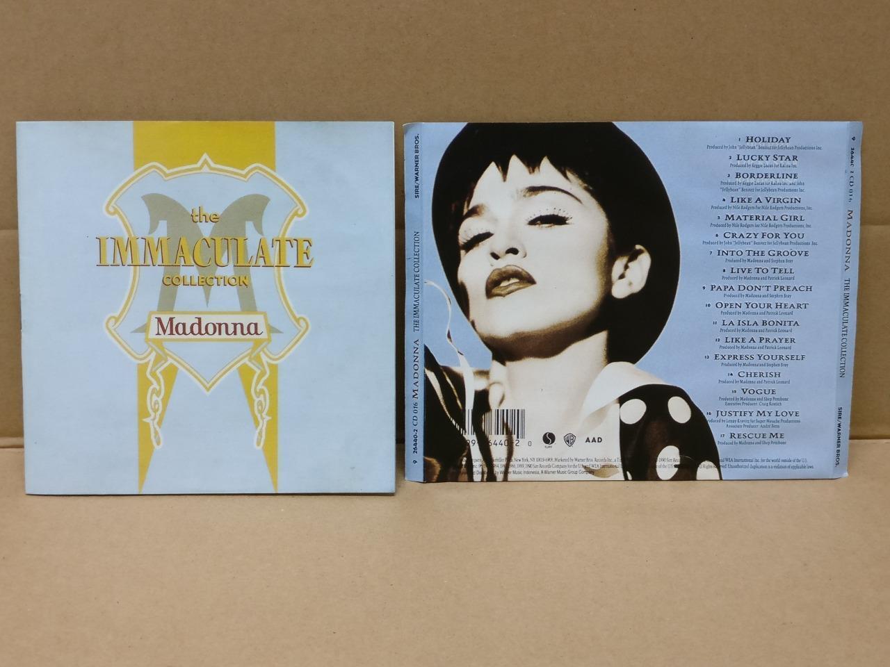 Madonna The Immaculate Collection 1990 Mega Rare Indonesia CD FCS8691