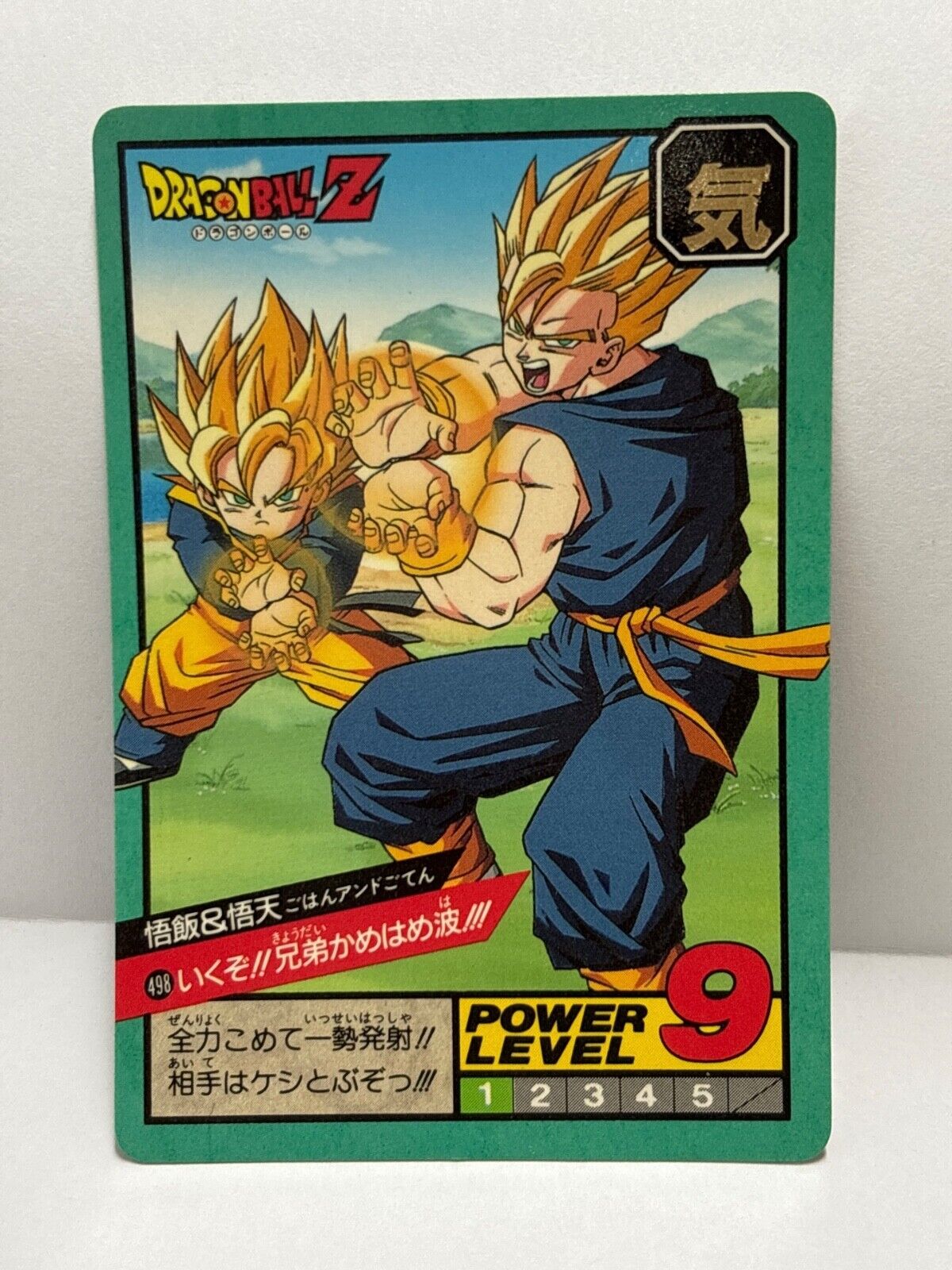 Dragon Ball Z Cards (498) Carddass Card Bandai 1995 (ZZ247)