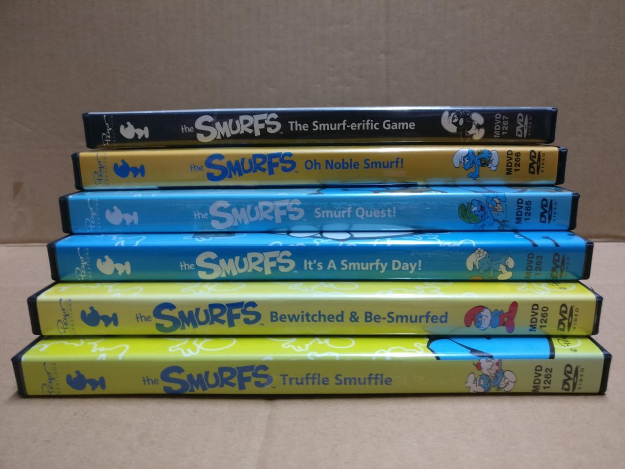 The SMURFS Cartoon Animation Series Rare Malaysia Edition English 6x DVD FCB1794