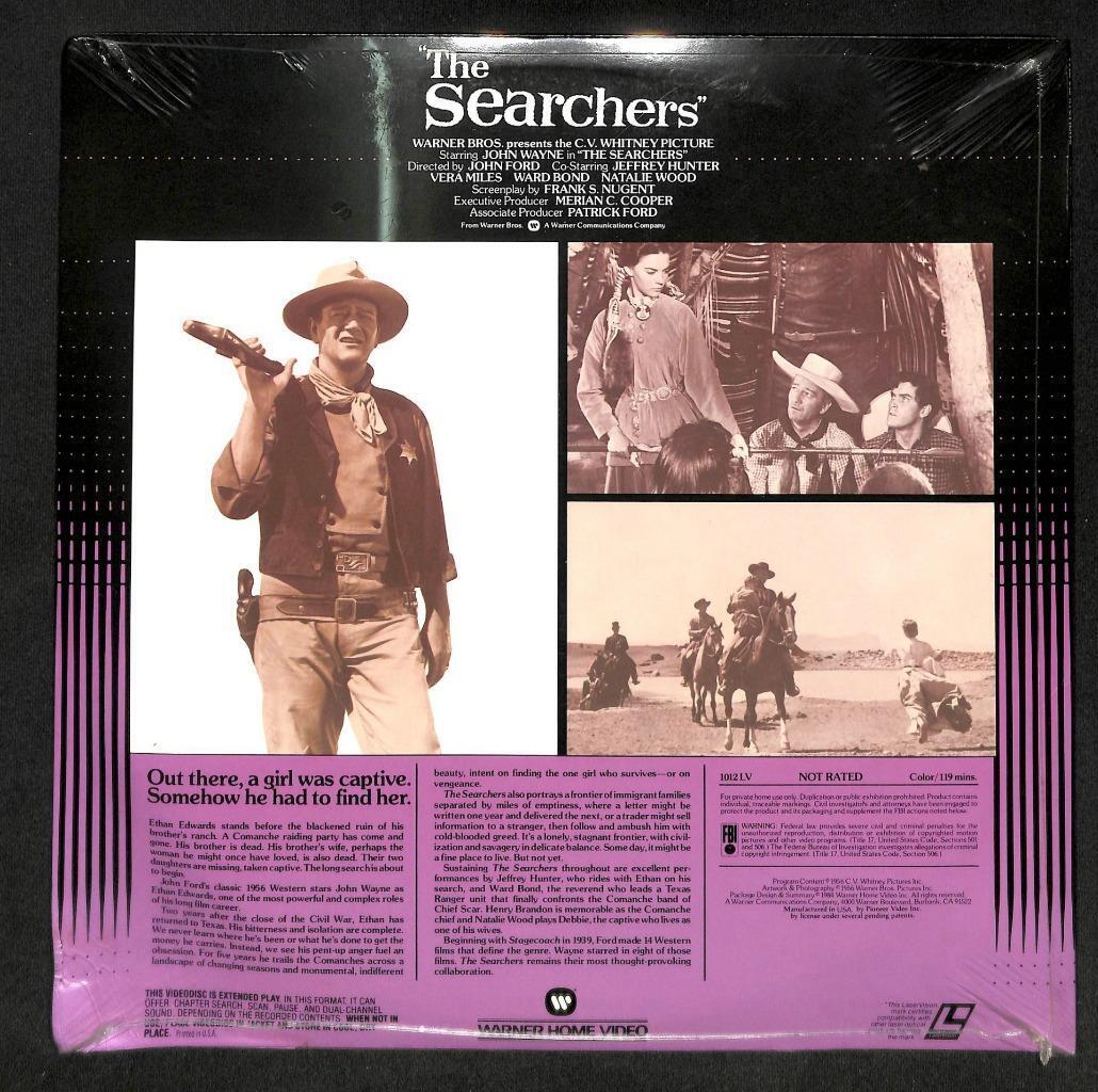 Sealed Movie The Searchers John Wayne Natalie Wood USA LD Laserdisc LD1211