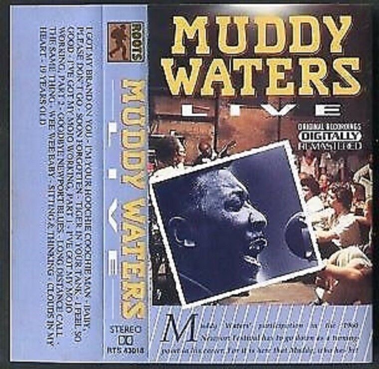 Muddy Waters Live 1989 Mega Rare Singapore Cassette CS1768