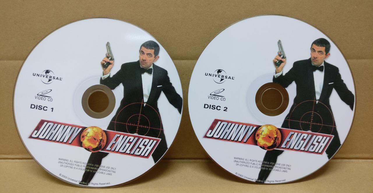 Movie Johnny English Rowan Atkinson Natalie Imbruglia Singapore 2x VCD FCS8303