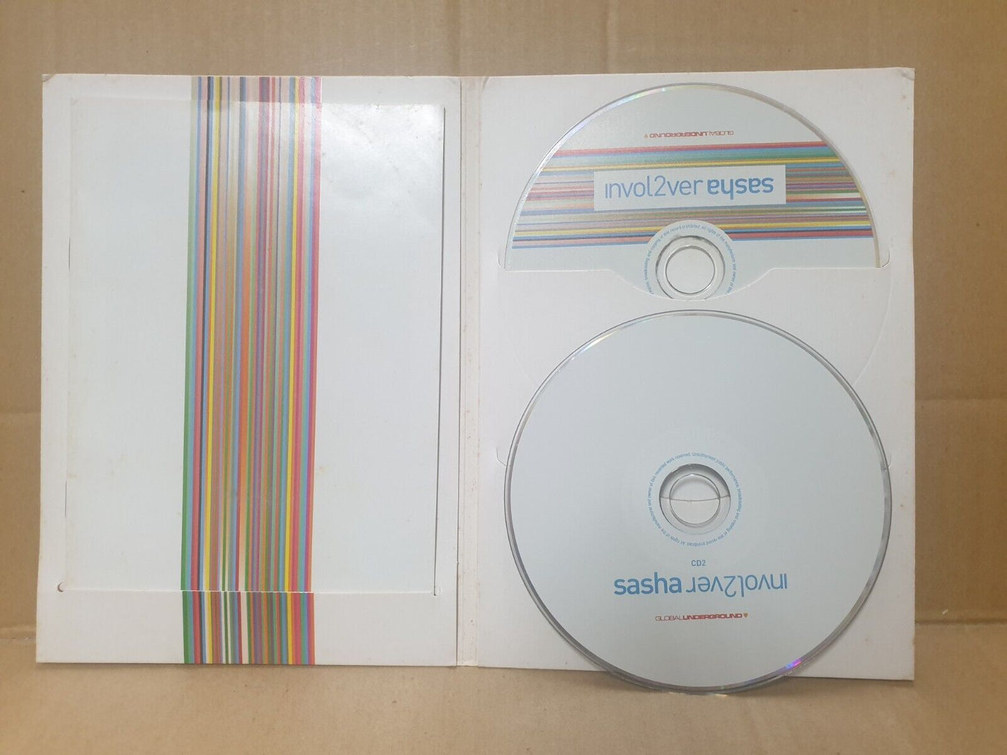 DJ Sasha Invol2ver Mix Album 2008 EU English 2x CD (FCB2388)