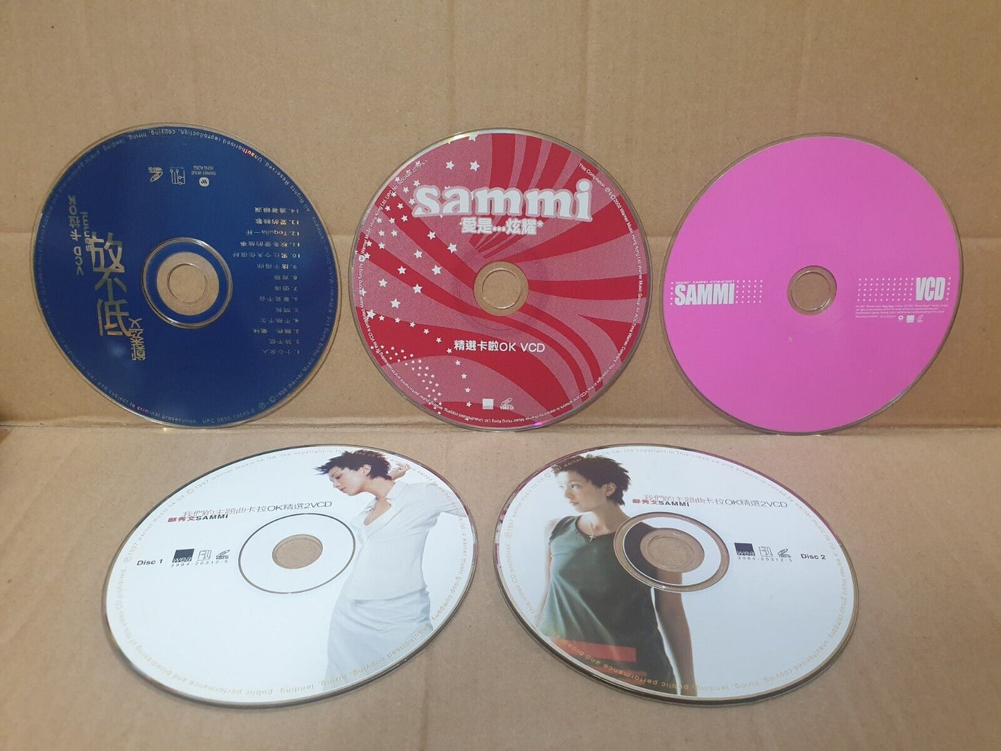Sammi Cheng  郑秀文 鄭秀文 Chinese CD+(CD+VCD)+3xVCD, etc Set LOT Of 11 (FCS10351) L