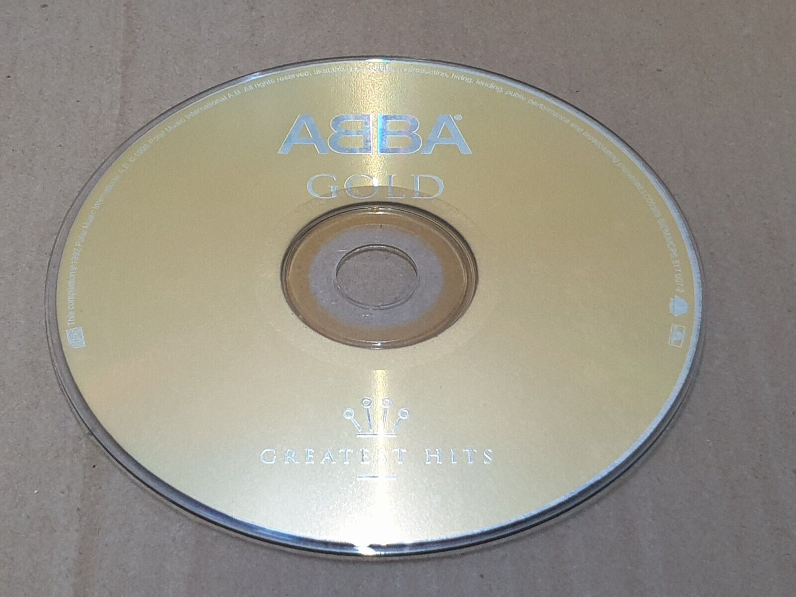 ABBA Greatest Hits Mamma Mia Dancing Queen 1992 English CD (FCS10227)