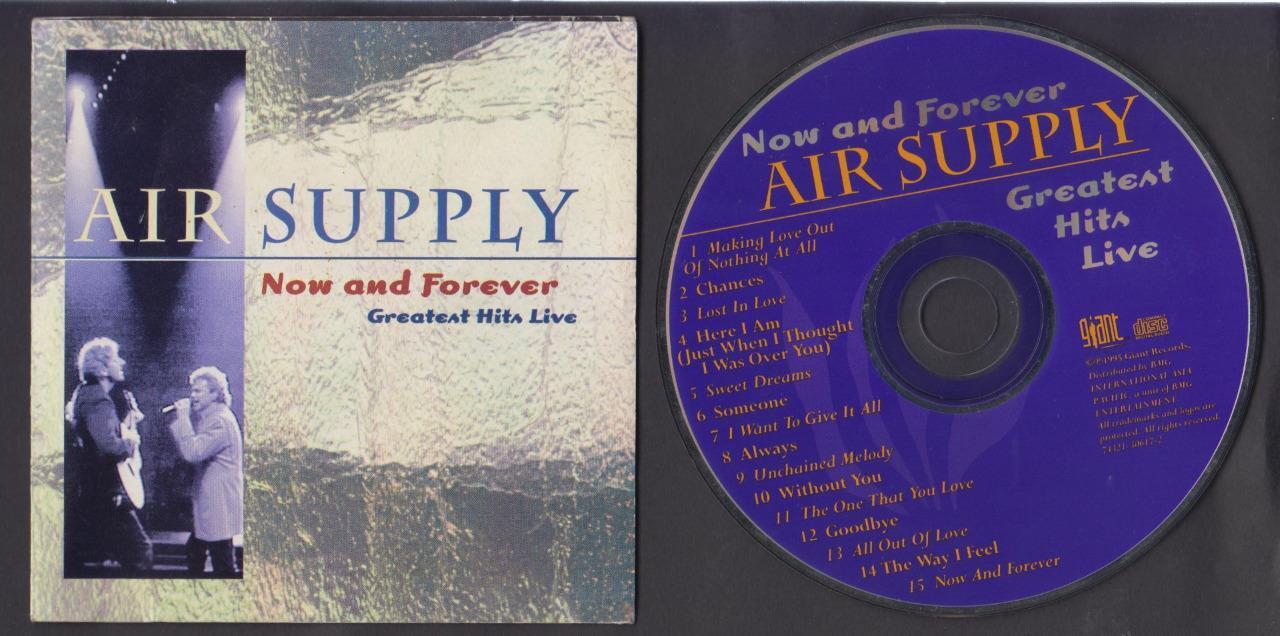 Mega Rare Air Supply Now & Forever Greatest Hits Live Malaysia Only CD FCS6791