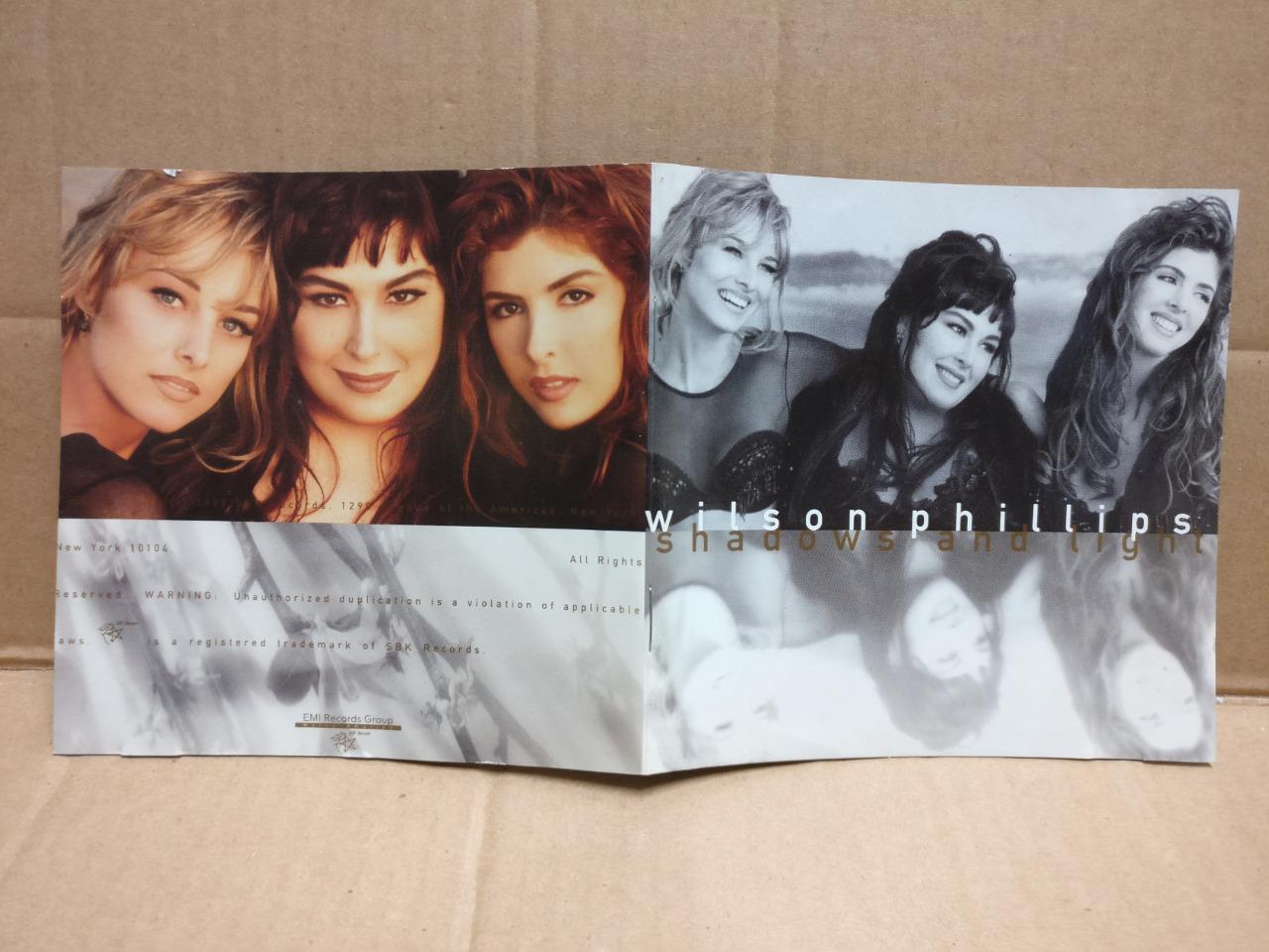 AMM Wilson Phillips Shadows & Light 1992 Holland English CD FCS10050 (No Case)