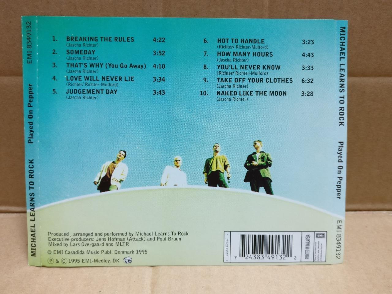 Michael Learns To Rock MLTR Played On Pepper 1995 Malaysia English CD FCS10030
