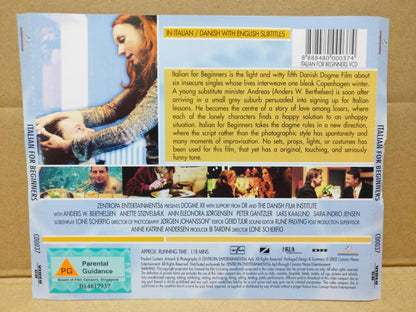 Movie Italian For Beginners by Lone Scherfig Anders W. Berthelsen 2x VCD FCS8288