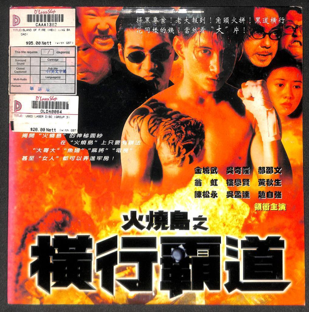 HK Movie Island Of Fire 火烧岛 金城武 吴奇隆 Nicky Wu Takeshi Kaneshiro Laserdisc LD1705