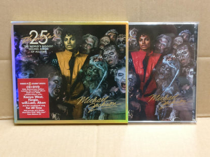 Michael Jackson MJ Thriller 2008 Mega Rare Singapore Gold CD + DVD FCB1983